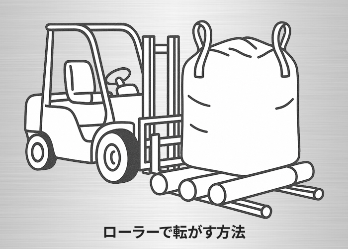 ローラーで転がす方法